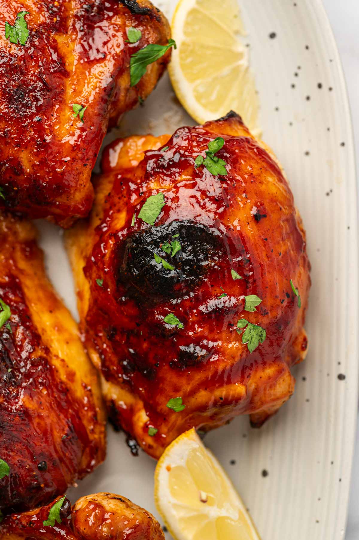 Delicious air fryer BBQ chicken thighs ready in under 30 minutes, perfect for weeknight dinners or gatherings.