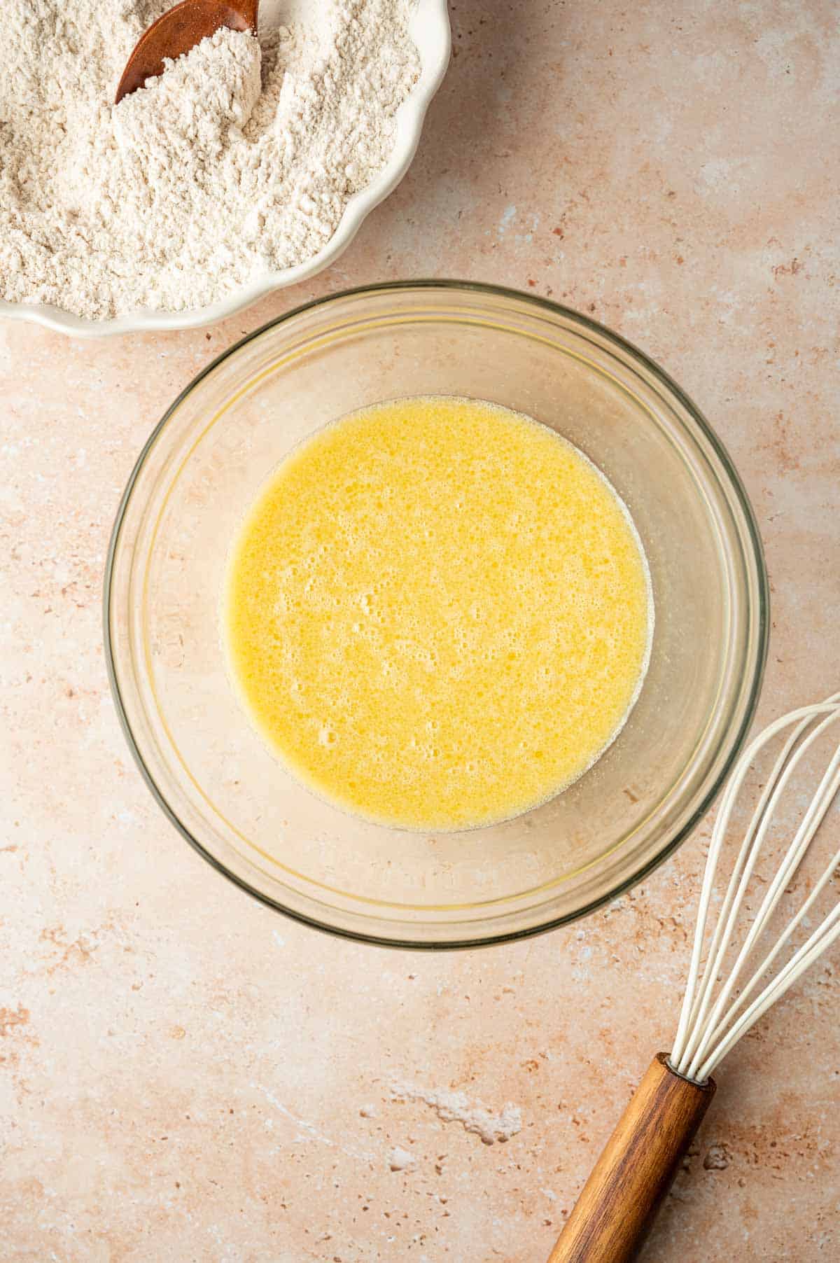 Wet Ingredients in a bowl.