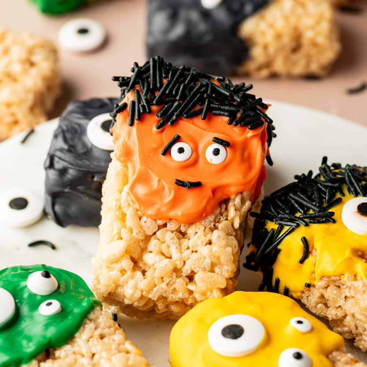 Halloween Monster Rice Krispie Treats